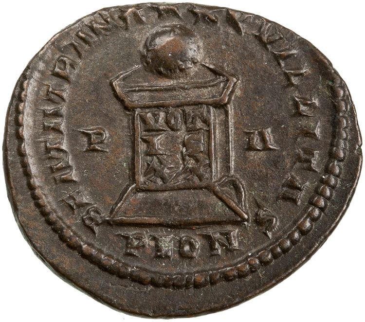 RIC VII Londinium 216, реверс, American Numismatic Society (ans)