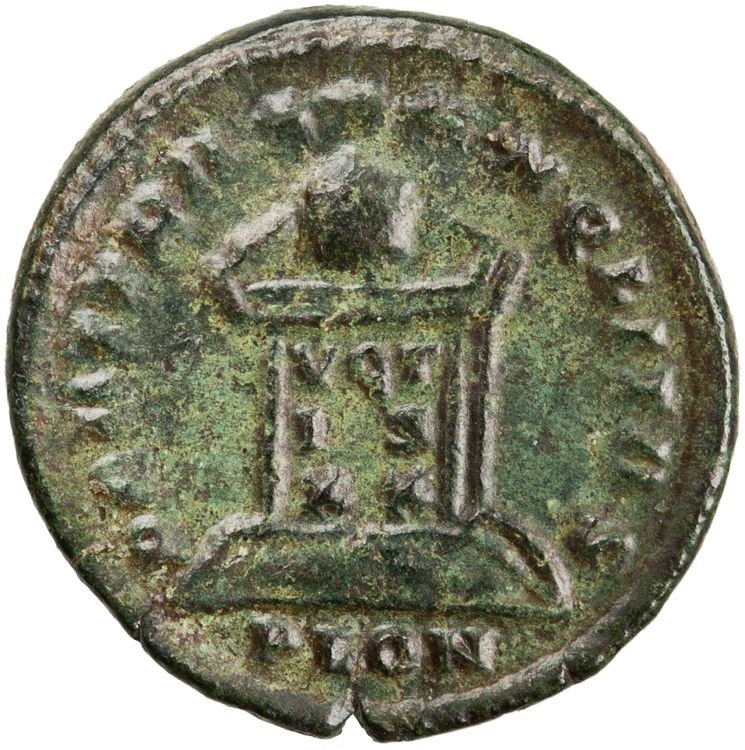 RIC VII Londinium 287, реверс, American Numismatic Society (ans)