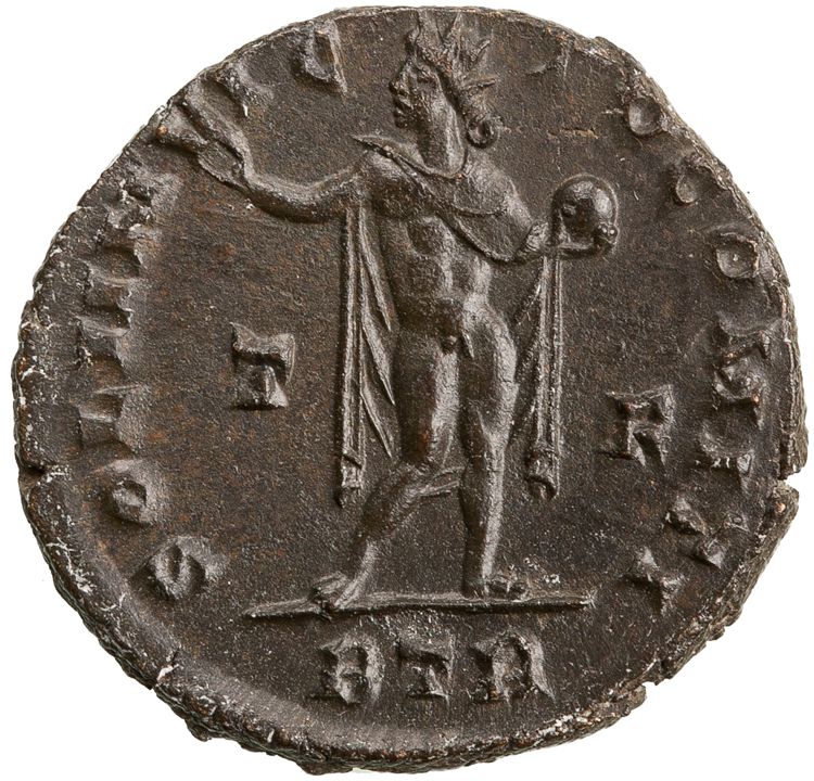 RIC VII Treveri 132, reverse, American Numismatic Society (ans)