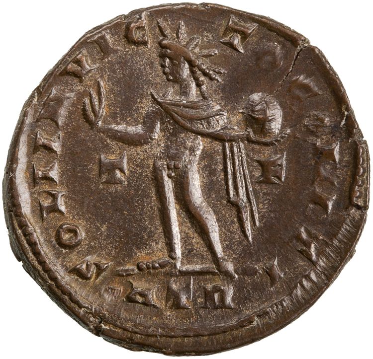 RIC VII Treveri 132, reverse, American Numismatic Society (ans)