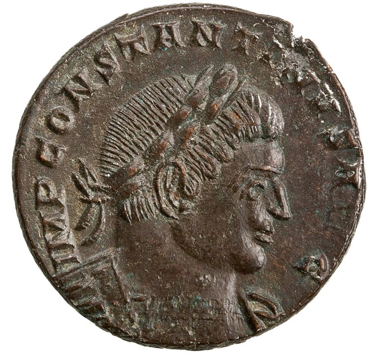 RIC VII Treveri 132, obverse, American Numismatic Society (ans)