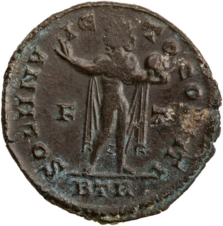 RIC VII Treveri 158, реверс, American Numismatic Society (ans)