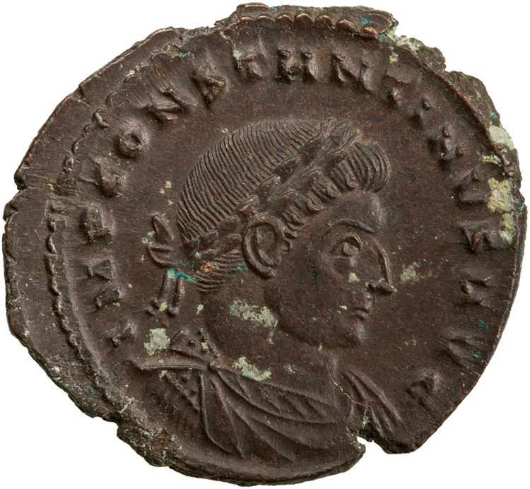 RIC VII Treveri 158, аверс, American Numismatic Society (ans)