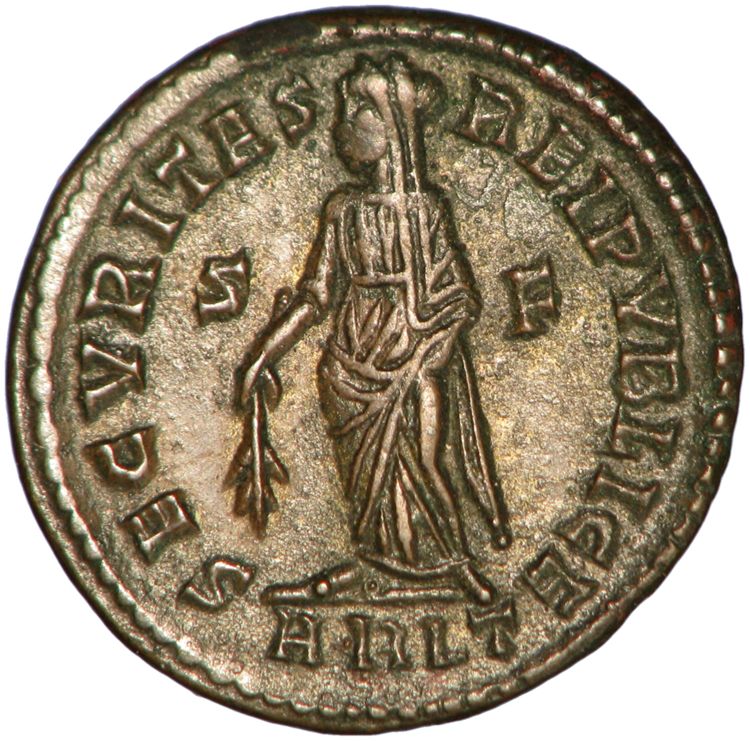 реверс RIC VII Arelate 317