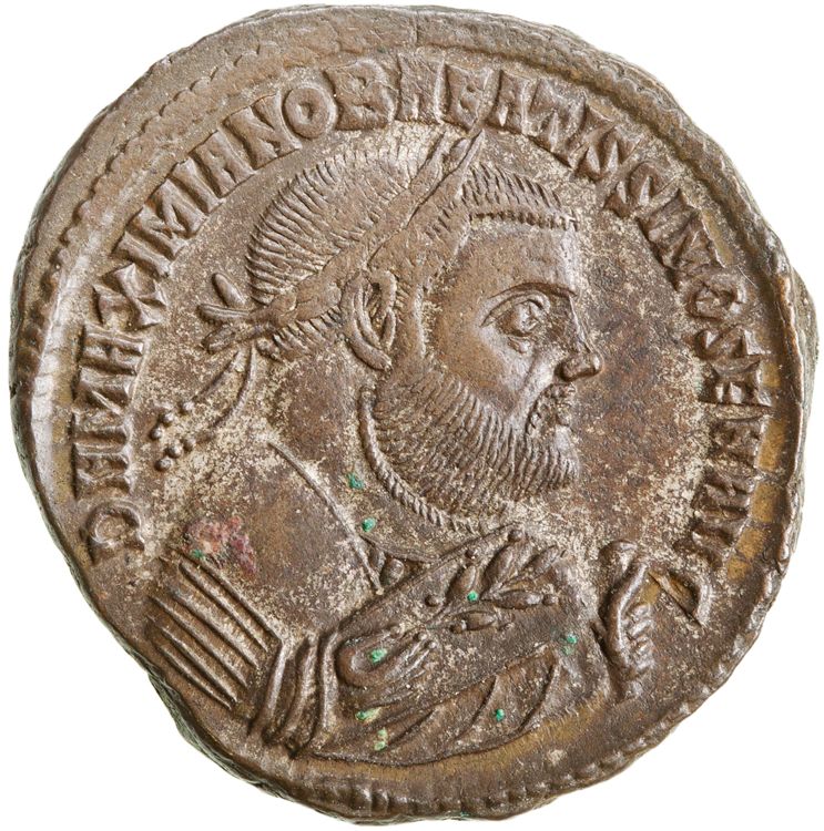 RIC VI Ticinum 56b, аверс, American Numismatic Society (ans)