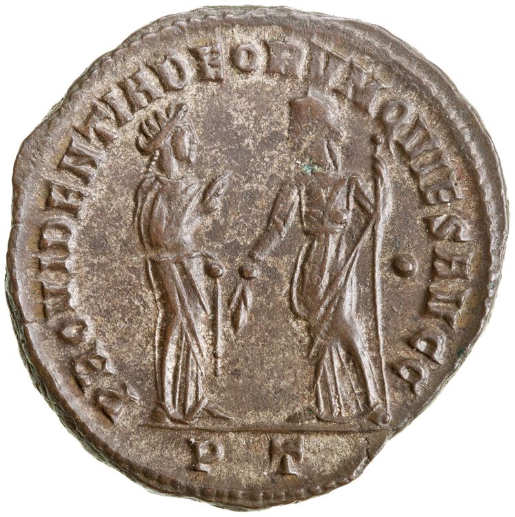 RIC VI Ticinum 56b, реверс, American Numismatic Society (ans)