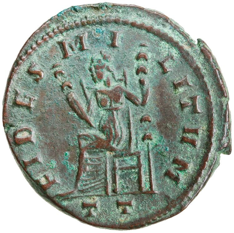 RIC VI Ticinum 59b, реверс, American Numismatic Society (ans)