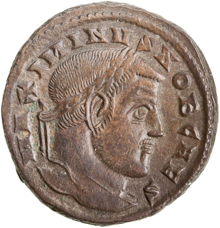RIC VI Ticinum 74, аверс, American Numismatic Society (ans)