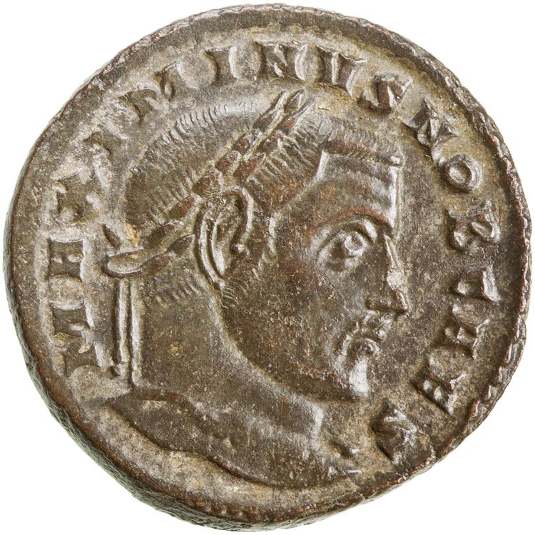 RIC VI Ticinum 74, аверс, American Numismatic Society (ans)