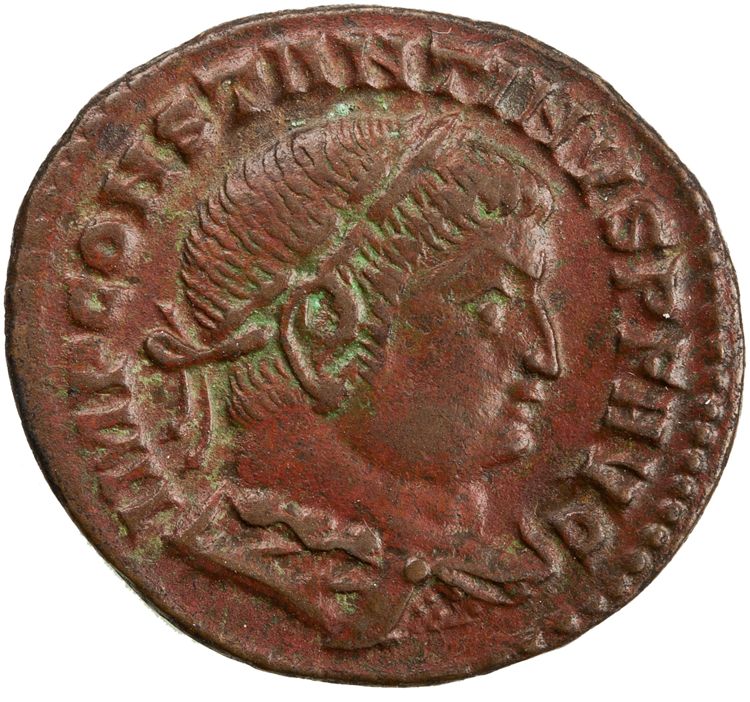 RIC VII Lugdunum 1, аверс, American Numismatic Society (ans)