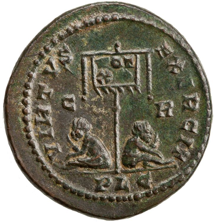 RIC VII Lugdunum 113, реверс, American Numismatic Society (ans)