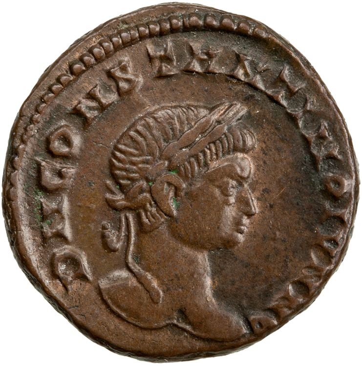 obverse RIC VII Lugdunum 205