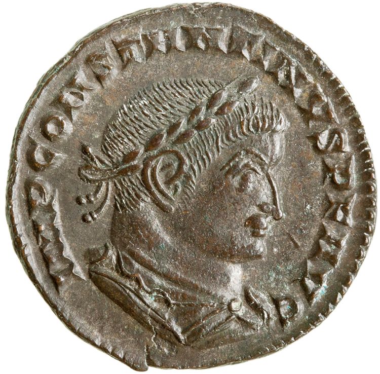 RIC VI Lugdunum 307, obverse, American Numismatic Society (ans)
