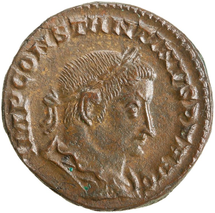 RIC VI Lugdunum 307, obverse, American Numismatic Society (ans)