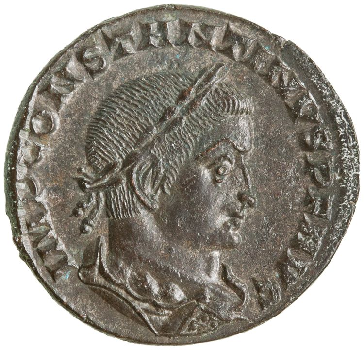 RIC VI Lugdunum 307, obverse, American Numismatic Society (ans)