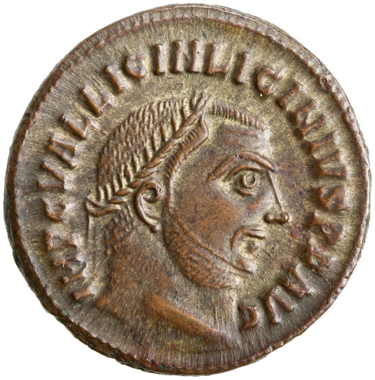 RIC VII Alexandria 18, obverse, American Numismatic Society (ans)
