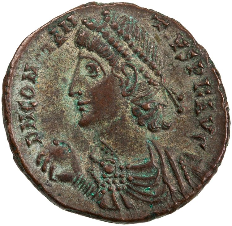 RIC VIII Alexandria 58, obverse, American Numismatic Society (ans)