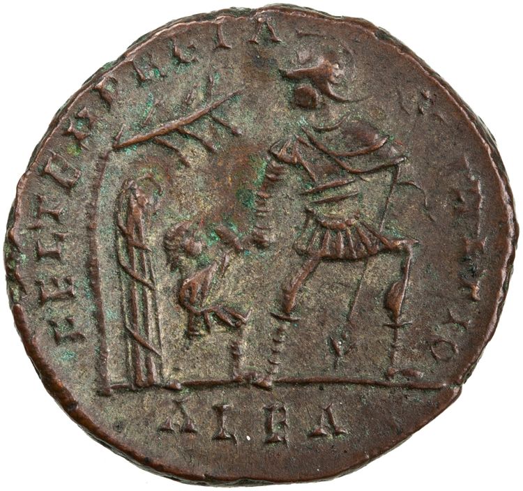 RIC VIII Alexandria 58, reverse, American Numismatic Society (ans)