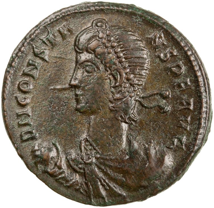 RIC VIII Thessalonica 118, obverse, American Numismatic Society (ans)