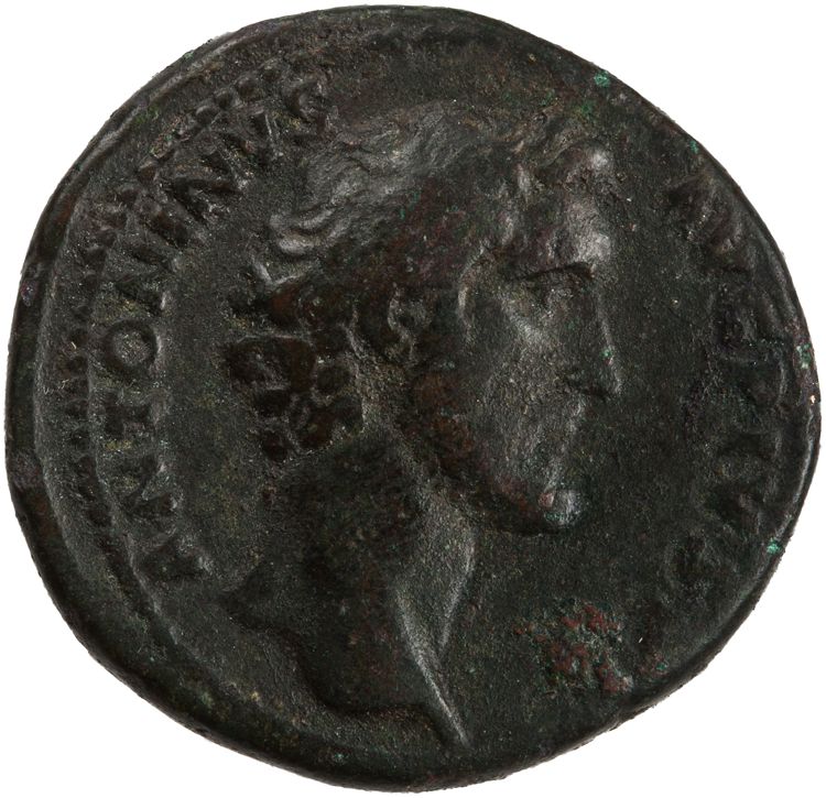 RIC III Antoninus Pius 568A, аверс, American Numismatic Society (ans)