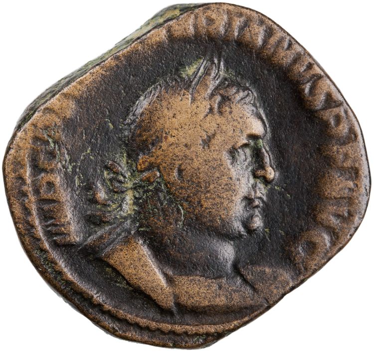 RIC V Valerian 157e, аверс, American Numismatic Society (ans)