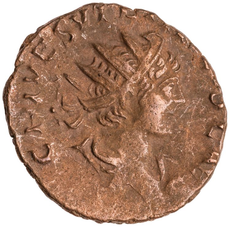 RIC V Tetricus I 224, аверс, American Numismatic Society (ans)