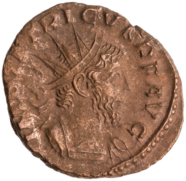 RIC V Tetricus I 127, obverse, American Numismatic Society (ans)