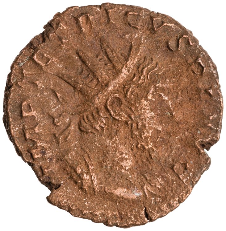 RIC V Tetricus I 127, obverse, American Numismatic Society (ans)