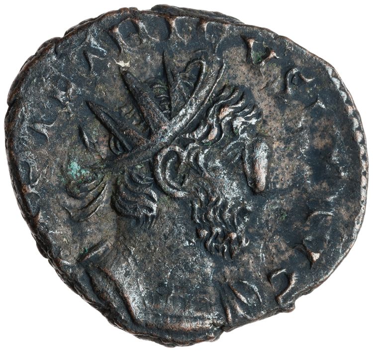 RIC V Tetricus I 127, obverse, American Numismatic Society (ans)