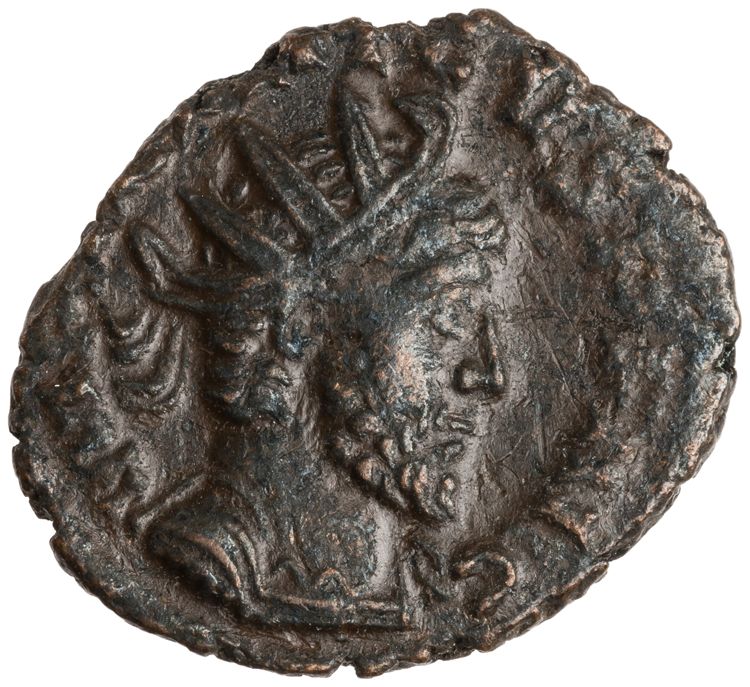 RIC V Tetricus I 127, obverse, American Numismatic Society (ans)