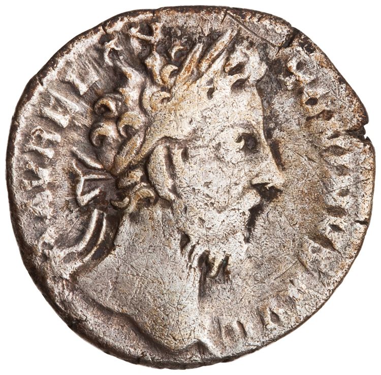 RIC III Marcus Aurelius 406, аверс, American Numismatic Society (ans)