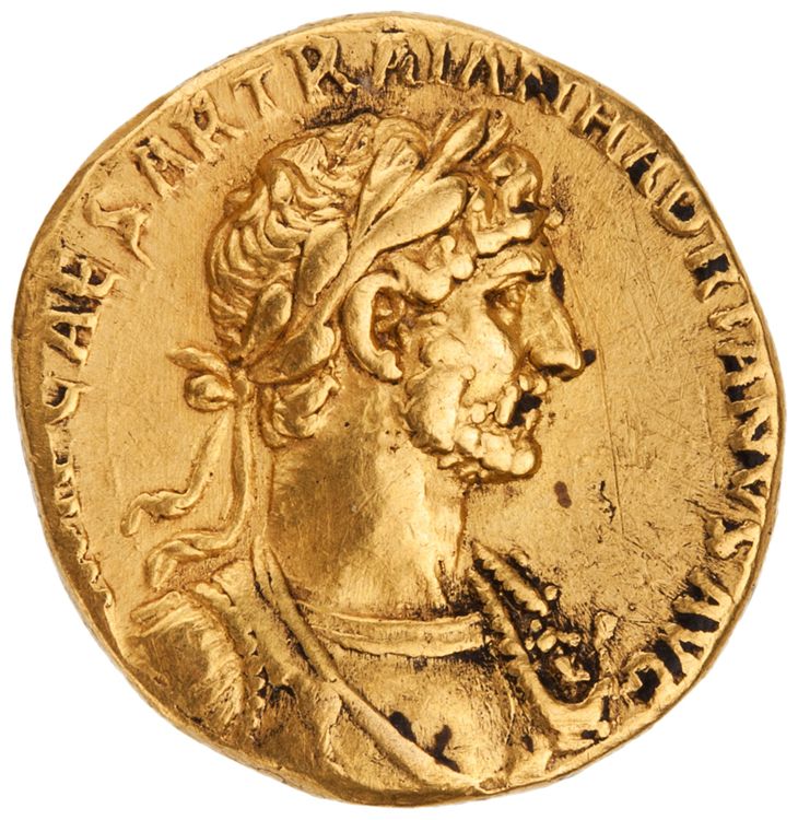 RIC II Hadrian 43B, аверс, American Numismatic Society (ans)