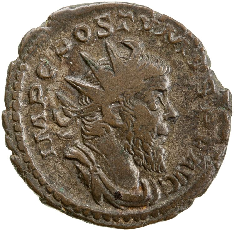 RIC V Postumus 55, obverse, American Numismatic Society (ans)