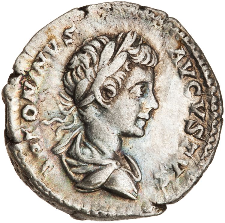 RIC IV Caracalla 55A, аверс, American Numismatic Society (ans)