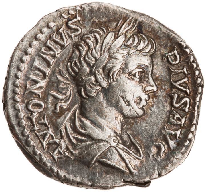 RIC IV Caracalla 145, аверс, American Numismatic Society (ans)