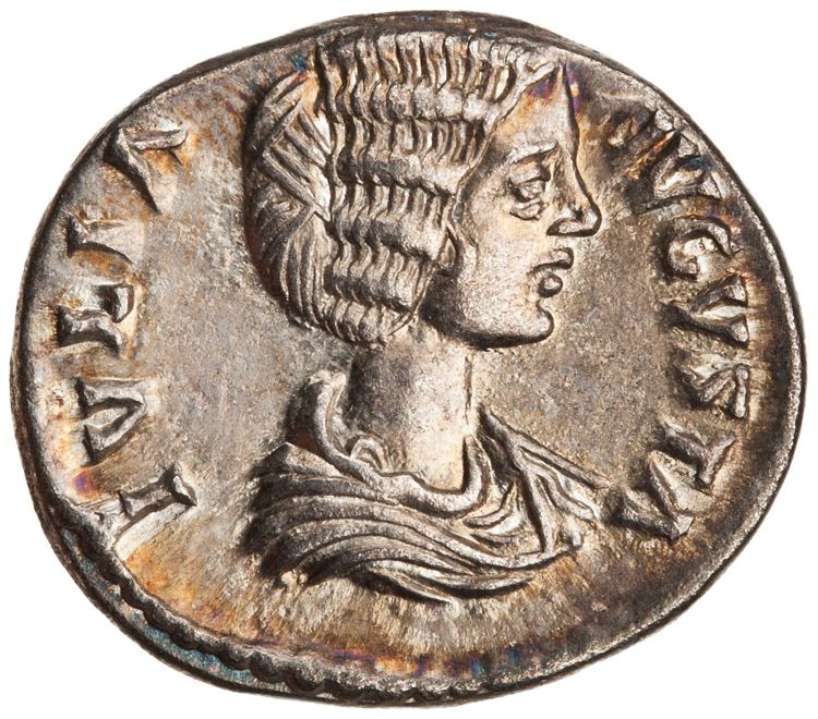 RIC IV Septimius Severus 548 (denarius), obverse, American Numismatic Society (ans)