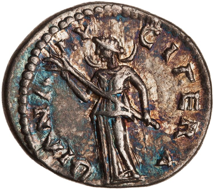 RIC IV Septimius Severus 548 (denarius), reverse, American Numismatic Society (ans)