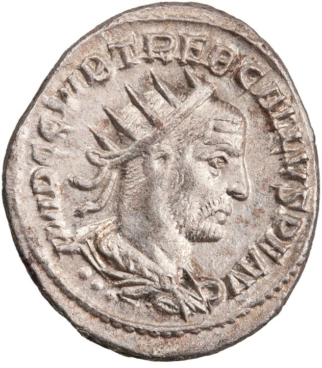 аверс RIC IV Trebonianus Gallus 86: Subtype 7