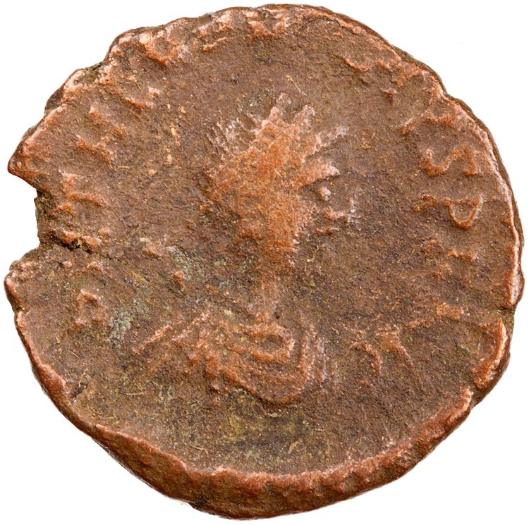 аверс RIC X Theodosius II (East) 449