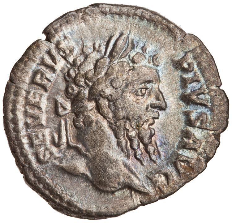 RIC IV Septimius Severus 278A (denarius), аверс, American Numismatic Society (ans)