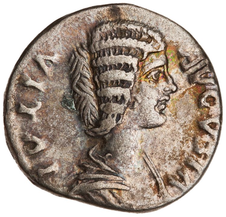 RIC IV Septimius Severus 548 (denarius), obverse, American Numismatic Society (ans)