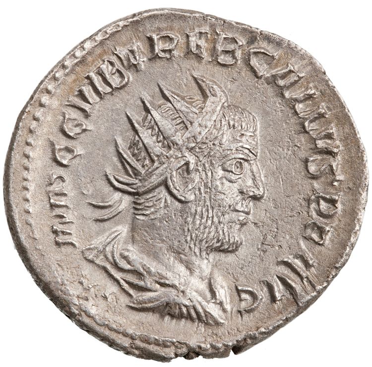 аверс RIC IV Trebonianus Gallus 89: Subtype 13