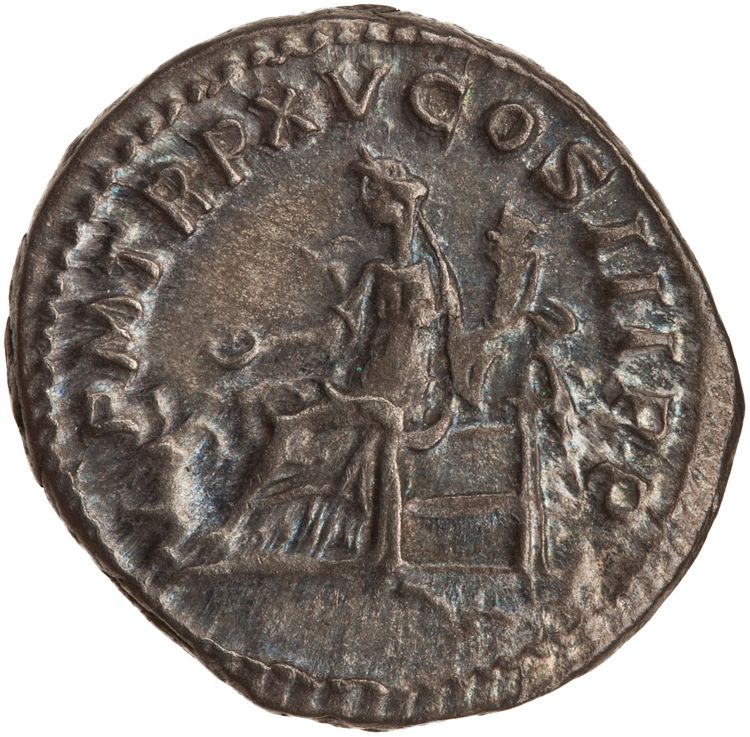 RIC IV Caracalla 196, реверс, American Numismatic Society (ans)