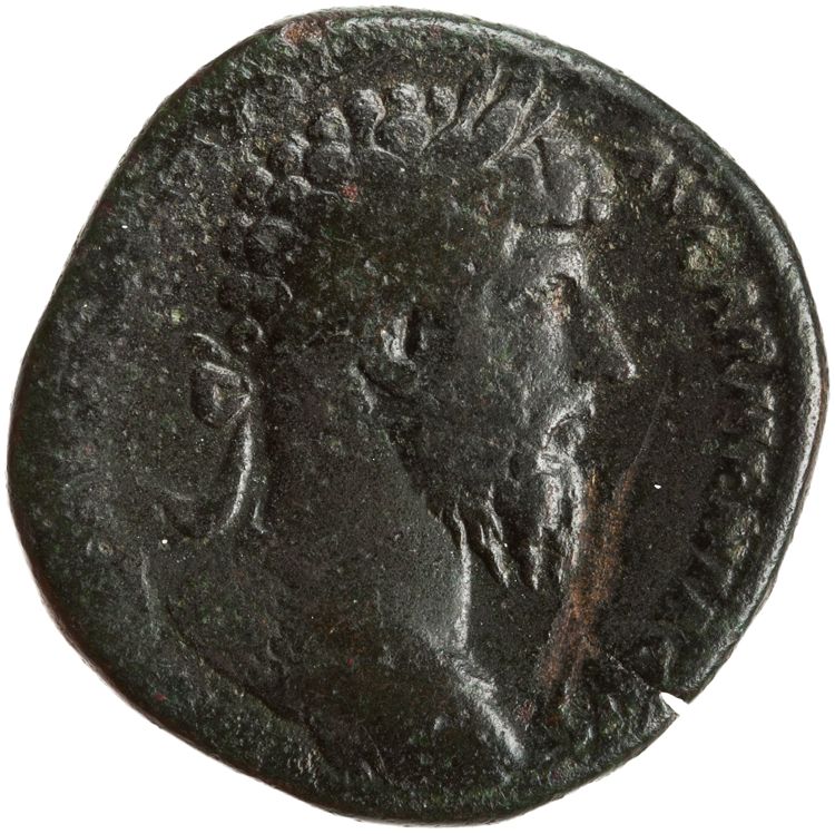 RIC III Marcus Aurelius 1375, аверс, American Numismatic Society (ans)