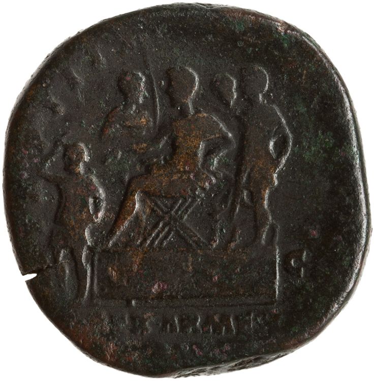 RIC III Marcus Aurelius 1375, реверс, American Numismatic Society (ans)