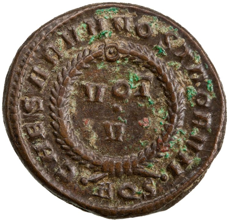 RIC VII Aquileia 69, reverse, American Numismatic Society (ans)