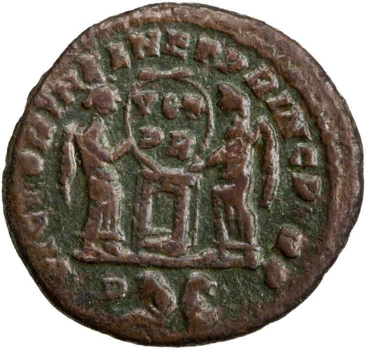 RIC VII Lugdunum 83, reverse, American Numismatic Society (ans)