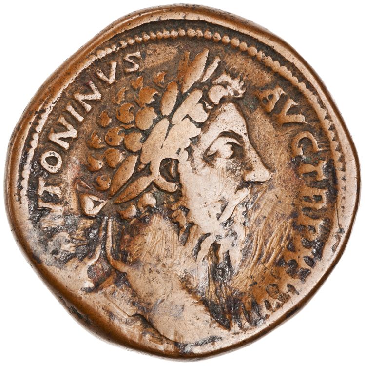 obverse RIC III Marcus Aurelius 1113