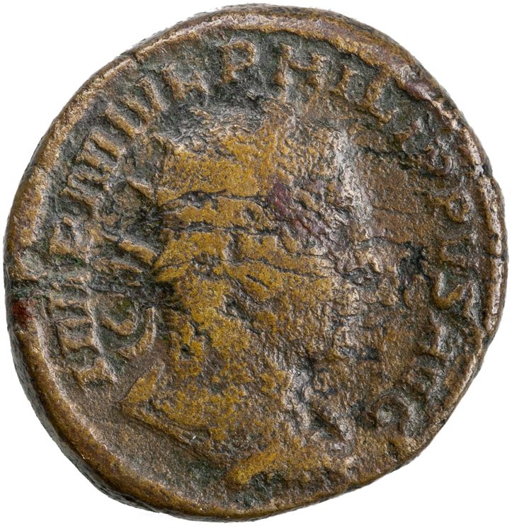 RIC IV Philip I 162C, obverse, American Numismatic Society (ans)