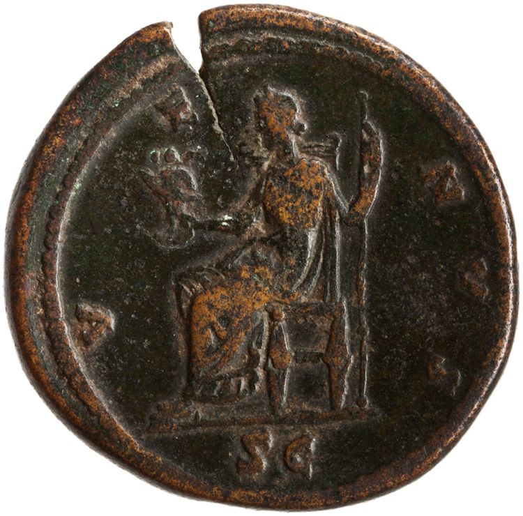 RIC III Marcus Aurelius 1776, реверс, American Numismatic Society (ans)